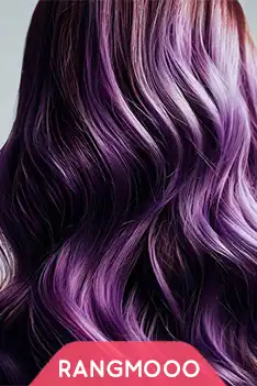 رنگ موی بادمجانی مارال