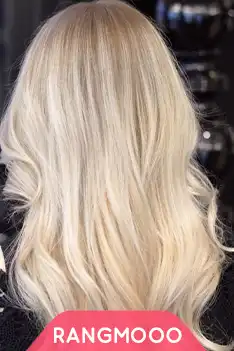 رنگ موی بلوند خیلی روشن مارال