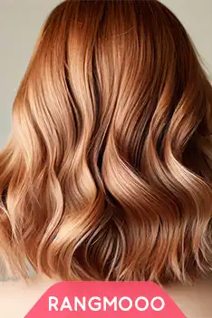 رنگ موی بلوند مسی متوسط مارال