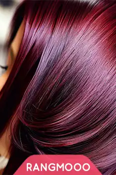 رنگ موی ماهاگونی شرابی مارال