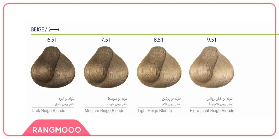 سری بژ رنگ موی مارال