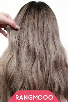 رنگ موی بلوند دودی بس