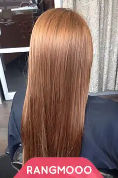 رنگ موی بلوند مسی بس