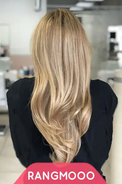 رنگ مو بلوند بژ پلاتینه بیول