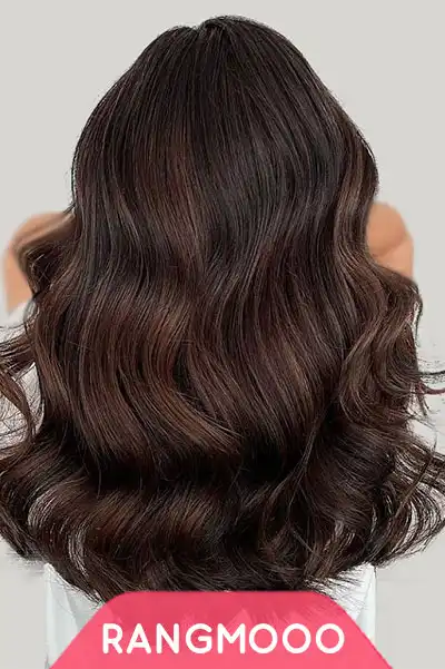 رنگ مو بلوند شکلاتی تیره بیول