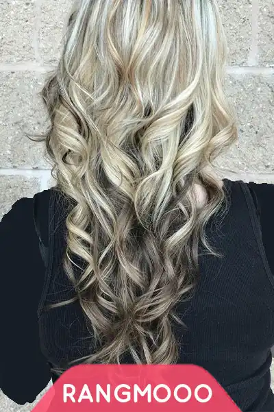 رنگ مو بلوند عدسی خیلی روشن بیول