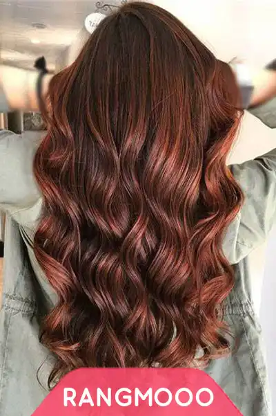 رنگ مو بلوند فندقی روشن بیول