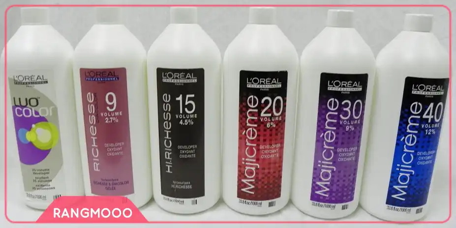 انواع اکسیدان برای دکلره