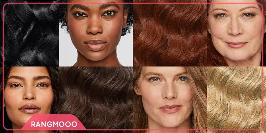 انتخاب رنگ مو بر اساس رنگ پوست