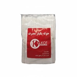 جی کات حوله 40*80 قرمز 100 عددی