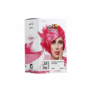 پودر دکلره رنگی گلباران صورتی 50گرمی