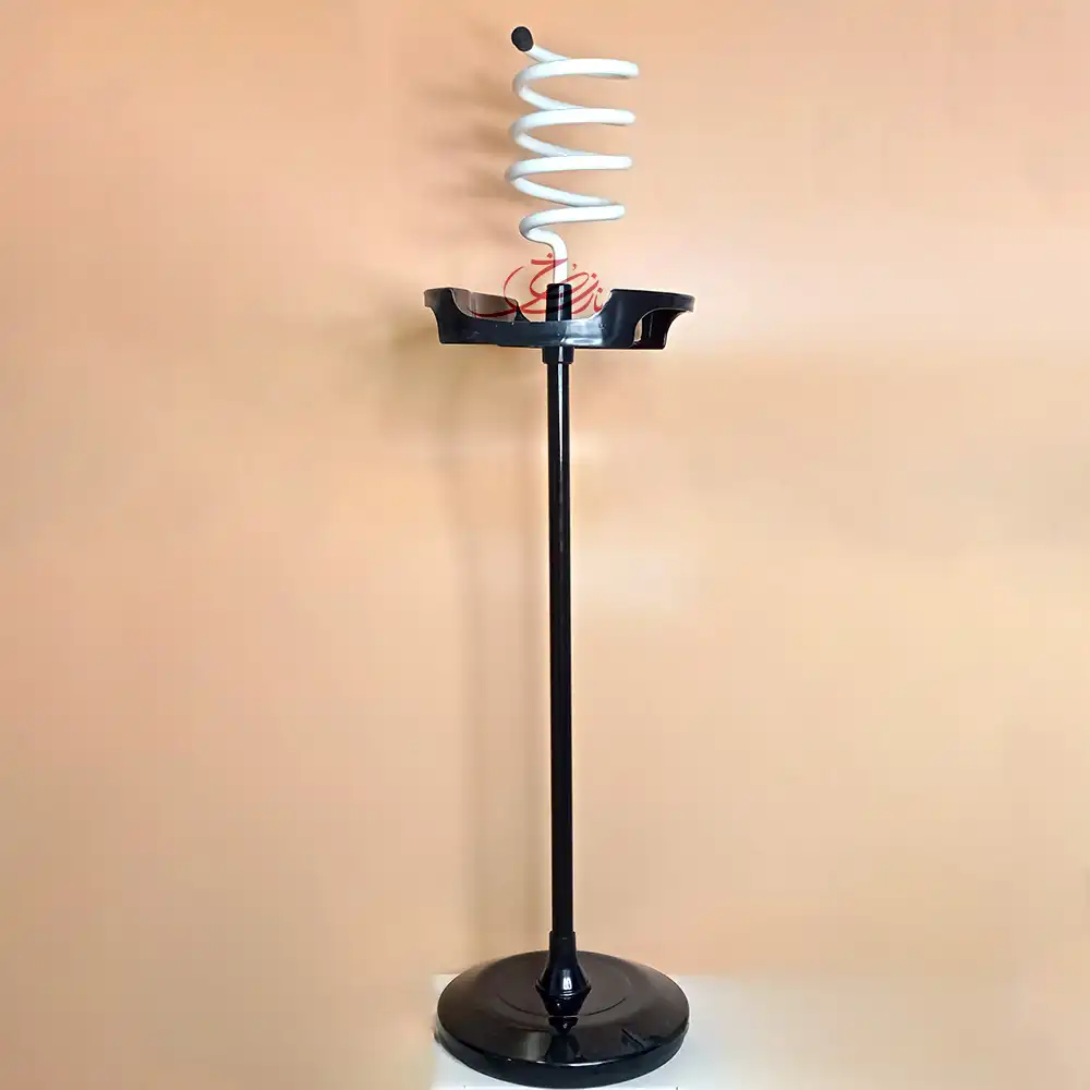 پایه سشوار استوانه ای سفید