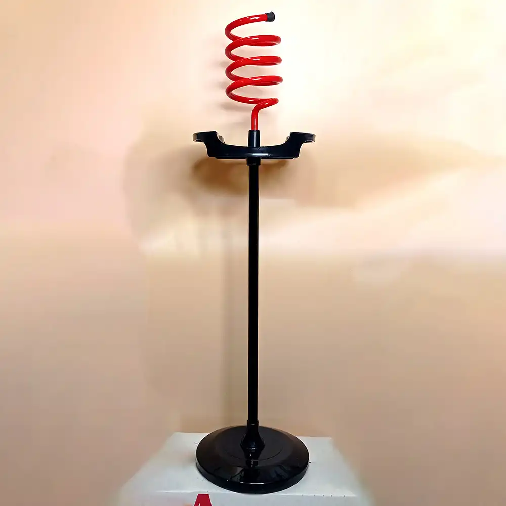 پایه سشوار استوانه ای قرمز