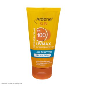 اردن کرم ضدافتاب SPF100 بژ طبیعی انواع پوست