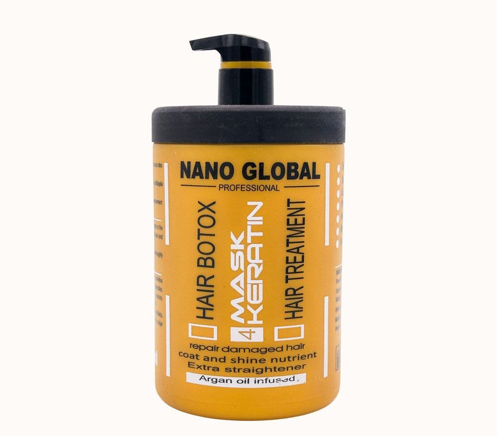 نانوگلوبال ماسک مو ضدریزش 1000 میل طلایی