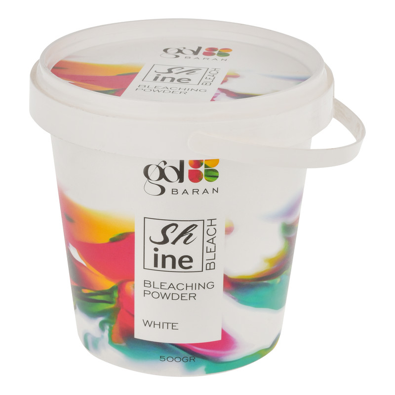 گلباران پودر دکلره 500 گرمی سفید