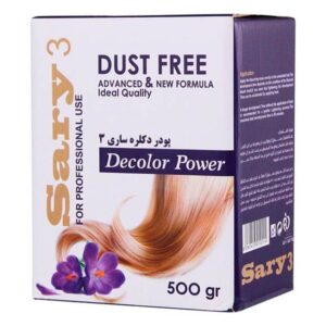 ساری پودر دکلره 500 گرمی آبی