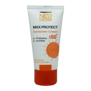 نئودرم ضدافتاب SPF50 بی رنگ انواع پوست مکس پروتکت