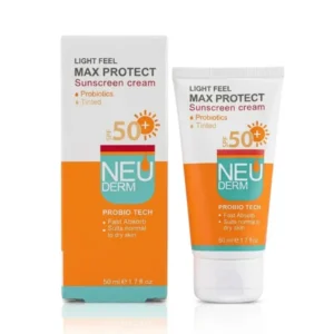 نئودرم ضدافتاب SPF50 رنگی انواع پوست مکس پروتکت