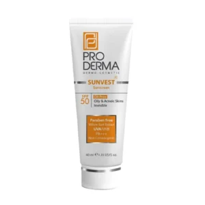 پرودرما ضدافتاب SPF50 فاقدچربی بیرنگ پوست چرب