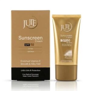 ژوت ضدافتاب SPF50 بژ روشن پوست چرب