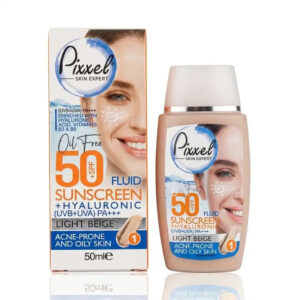 پیکسل ضدافتاب SPF50 بژ روشن پوست چرب