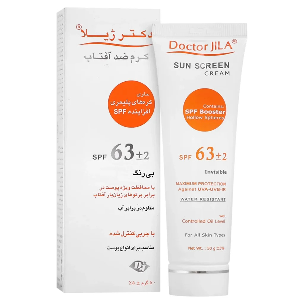 دکتر ژیلا کرم ضدافتاب 63 ساده